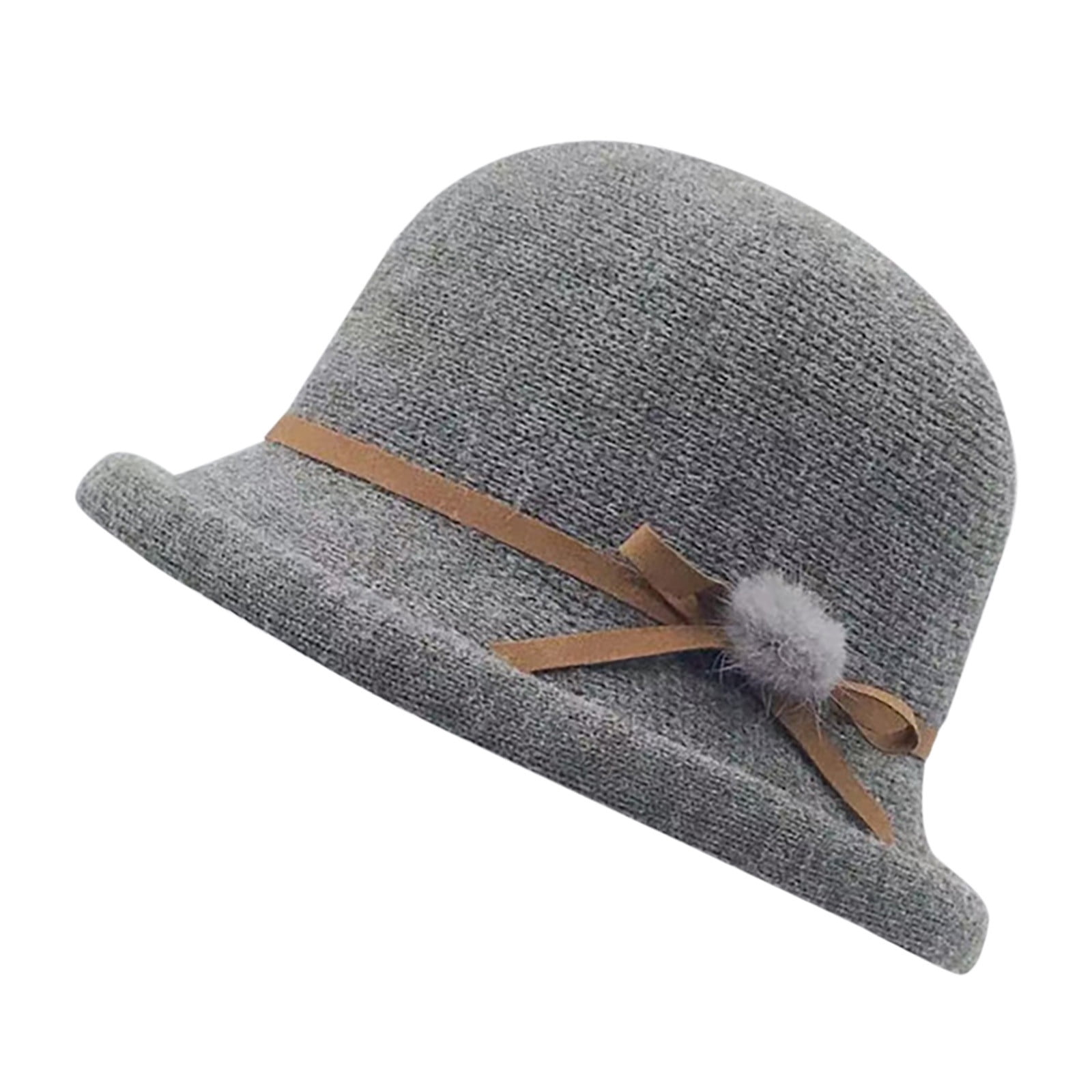 Chapeau Femme Rétro Feutre Laine – Nœud Et Voile – Pour Cocktail, Mariage
