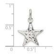 thumbnail image 2 of 925 Sterling Silver Star Charm 14.88x15.3mm Wide Pendant Necklace for Women - .7 Grams, 2 of 2