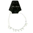 thumbnail image 2 of Mi Amore Ankle Bracelet With White Charms And Rhinestone Accents AN5337A-WHITE, 2 of 2