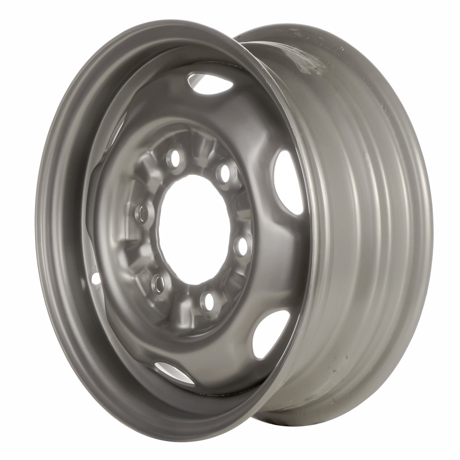 Action Crash Parts, 14 X 5 Reconditioned OEM Steel Wheel, Silver, Fits