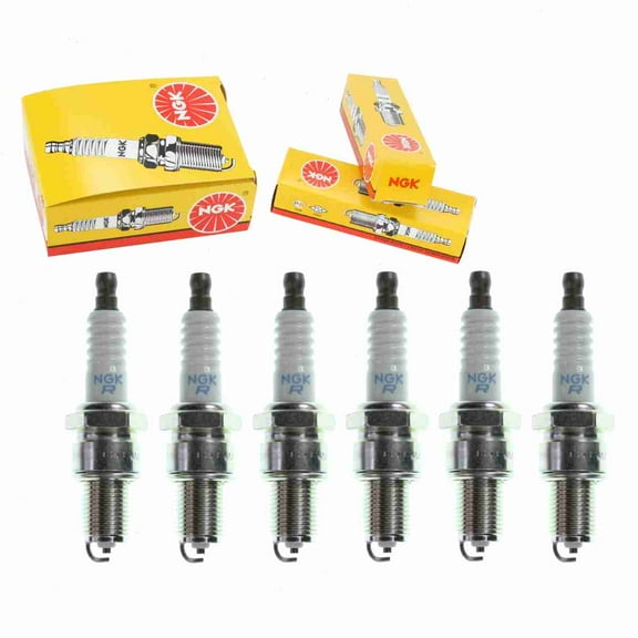 6 pc NGK Standard Spark Plugs compatible with Nissan 280ZX 2.8L L6 1980-1983