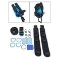 thumbnail image 4 of Conjunto de arnés Dir con placa trasera para buceo, conjunto de correa para la entrepierna con soporte BCD, hombreras Azul, 4 of 8