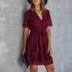 thumbnail image 5 of Vestido ANGGREK cuello en V poliéster lunares 3D, 5 of 6
