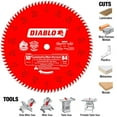 thumbnail image 5 of Diablo D1084L 10-Inch 84T Laminate Chop/Slide Miter And Table Saw Blade, 5 of 7