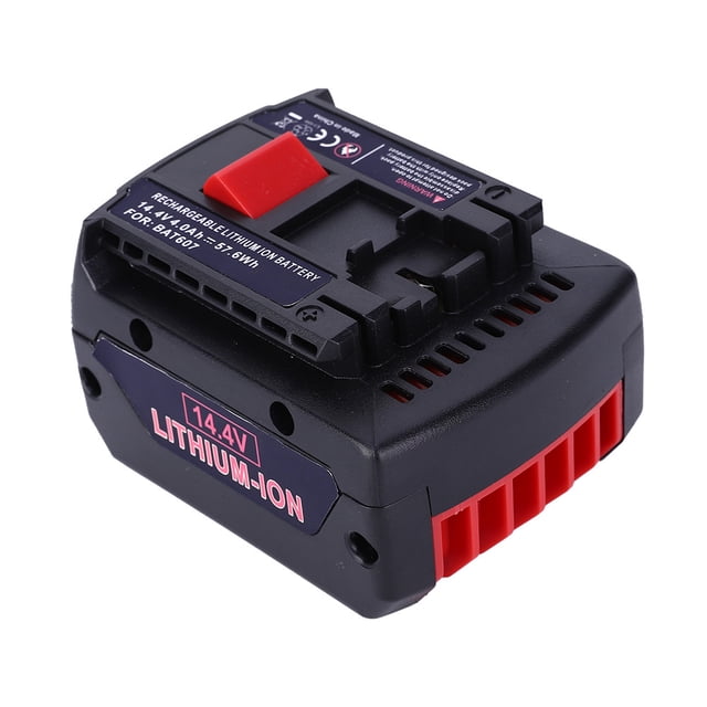 Batterie Lithium-Ion Rechargeable Haute Capacité 14.4V pour Outils Électriques Sans Fil Bosch – 4000mAh, Performance Améliorée, Autonomie Prolongée, Compatible avec Plusieurs Modèles (BAT607, Série BAT614)