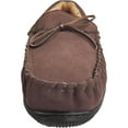thumbnail image 5 of Norty Mens Genuine Leather Cowhide Suede Slippers - Moccasin Slip On Loafer 39861-10D(M)US Chocolate, 5 of 7