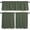 Army Green, variant on Pure Lavender Purple Kitchen Curtains Set, Tier Curtain 24 Inches Length, Solid Color Minimalist Art Window Treatment Valance and Tiers Set Decor for Living Room/Bedroom