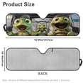 thumbnail image 6 of Yuyamidu Windshield Sun Shade for Jeep Wrangler TJ JK JKU JL JLU ,Turtle Family Car Winshield Sunshade,Blocking Heat and UV Rays, 6 of 6