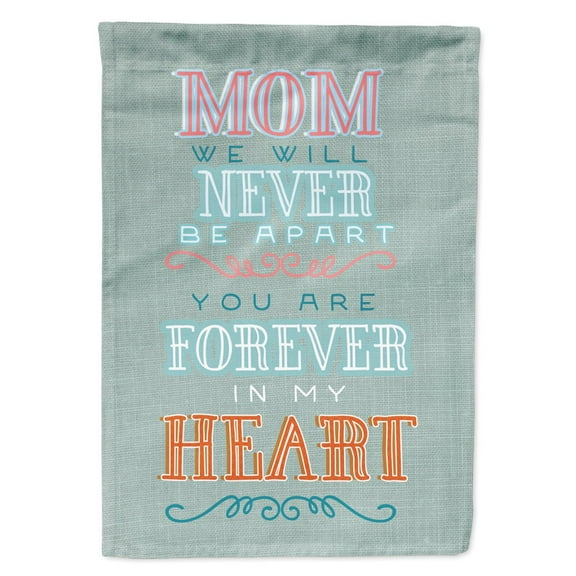 Carolines Treasures BB5421GF Mom Forever in My Heart Flag Garden Size  Small multicolor