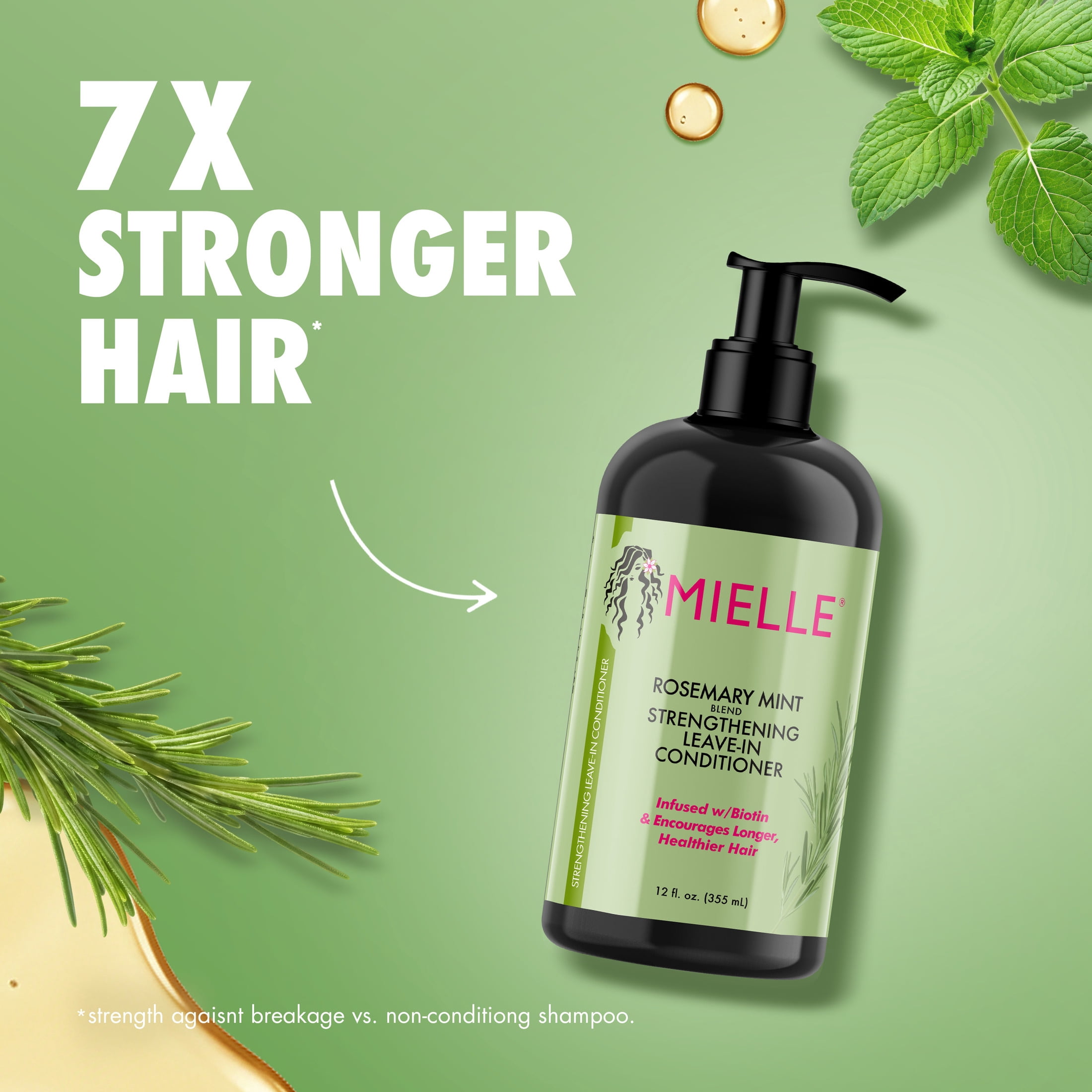 Mielle Rosemary Mint Strengthening Leave-In Conditioner - 12 fl. oz.