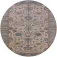 thumbnail image 1 of Ahgly Company Indoor Round Mid-Century Modern Mauve Taupe Purple Oriental Area Rugs, 7' Round, 1 of 6