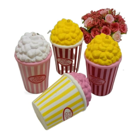 Newest Funny Jumbo Squishy 12.5CM Popcorn Cream Scented Slow Rising Kids Toy Soft Gift Random Color