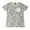 Beige Floral, variant on Beautiful Giant Trendy Men's Short Sleeve T-Shirts Leisure Crew Neck Tee