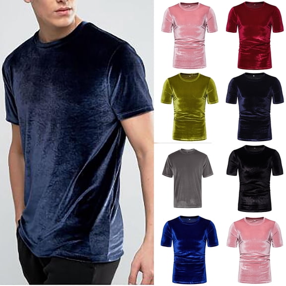 T Shirts for Men Short Sleeve Pack Crewneck Cotton Blend Tee Shirt Stretch Undershirt Tee Tops Bulk Summer Trendy Athletic Short Sleeve (Black,XL)