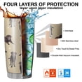 thumbnail image 7 of 20 Oz Cute Labrador Coffee Tumbler Double Wall Insulated Stainless Steel Water Bottle | Metal Reusable Thermoses Flask with Cup Cap | Leak & Sweat Proof with Anti-Dust Lid, 7 of 7
