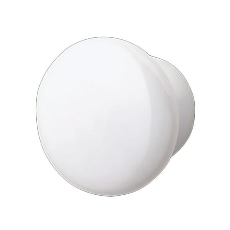 - Cabinet Knob White Porcelain Plain 1 1/2