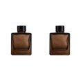 thumbnail image 2 of kurtrusly 1/2/3/5 Empty Square Glass Diffuser For Fragrance - Thickened Bottom Anti-Slide With Excellent 200ml dark brown 2PCS, 2 of 6