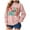 Pink, variant on COMVALUE Merry Christmas Sweatshirts Women Merry And Bright Christmas Pullover Top Chenille Patch Letter Printed Xmas Gifts To (Grey,M)