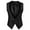 Black-D, variant on Mens Suit Vest Gothic Dress Vest Medieval Court Jacquard Tuxedo Vests Vintage Slim Lining Waistcoat Golden