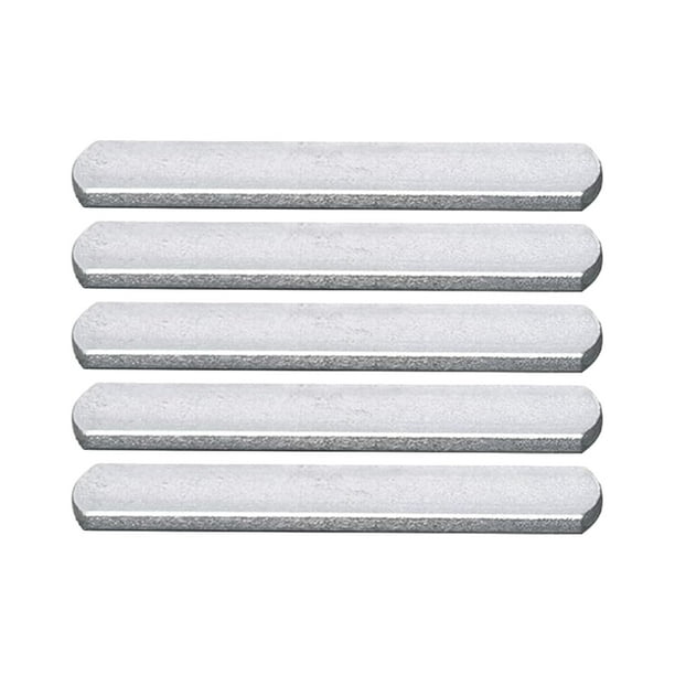 Eigraketly 5 placas de acero largas ajustables plateadas para entrenamiento de pesas, chaleco con peso fácil de transportar y duradero Ropa Deportiva, Zapatos