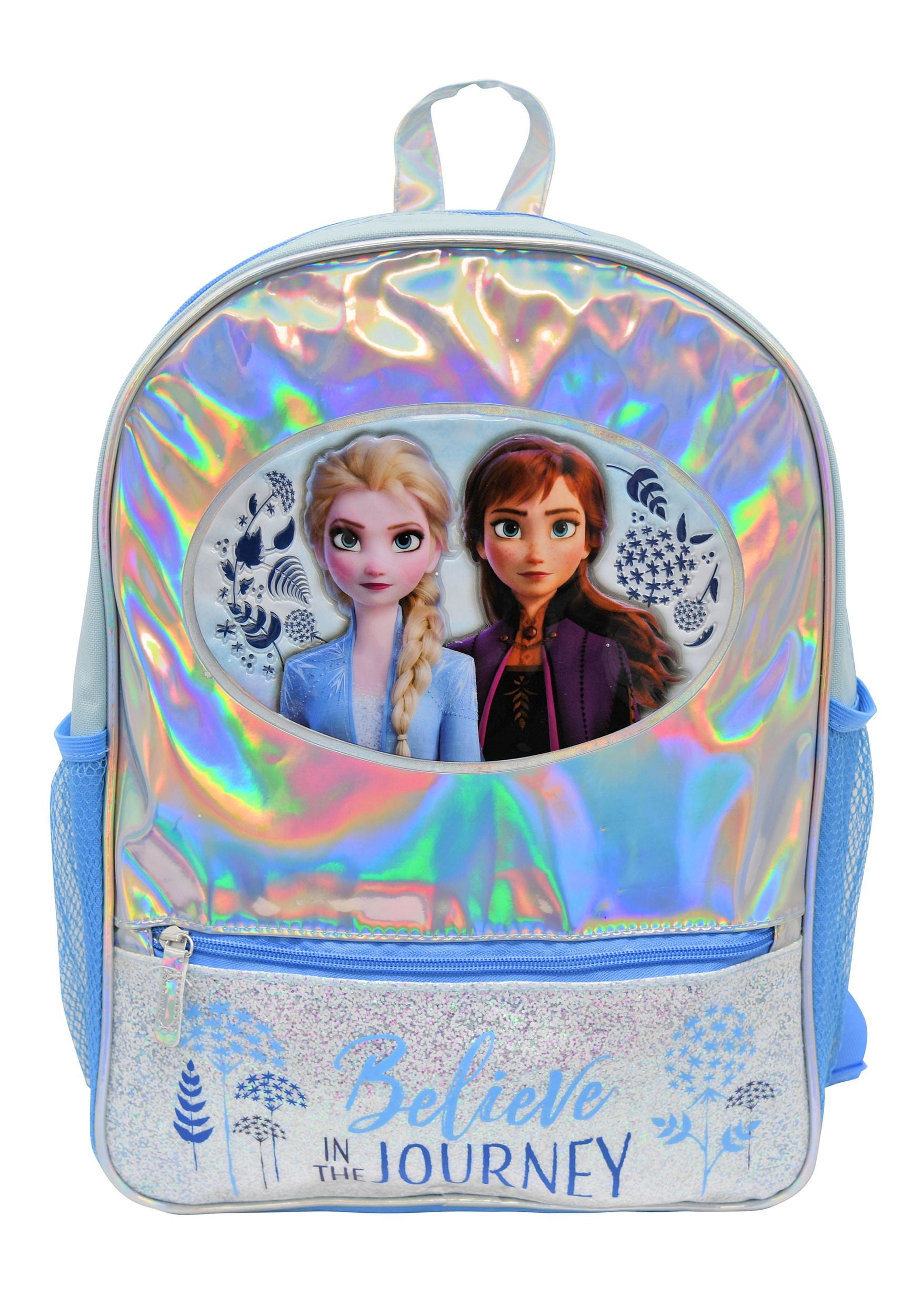 Frozen 2 Foil 16" Backpack w/ Glitter Front Pocket