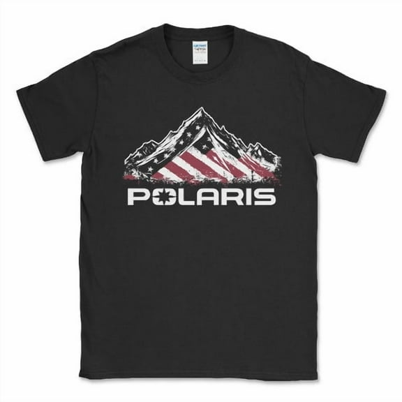 Polaris American Flag Tee Shirt