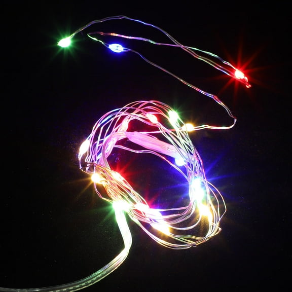 MUSEYA usb led string Lights Multi Colored Flexible Wire Shape Decoration 1Pcs