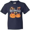 thumbnail image 3 of Inktastic Big Brother Pumpkins with Fall Leaves Youth T-Shirt, 3 of 5