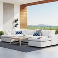 thumbnail image 1 of Modway Commix 6-Piece Sunbrella Outdoor Patio Furniture Sectional, White, 1 of 10