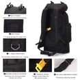 thumbnail image 4 of Mochila de senderismo y camping HongXingHai impermeable 100L/70L, 4 of 9