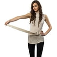 thumbnail image 3 of Premium Patient Transfer/Walking Gait Belt with Plastic Quick Release Buckle - Beige 72"L x 2"W, 3 of 8