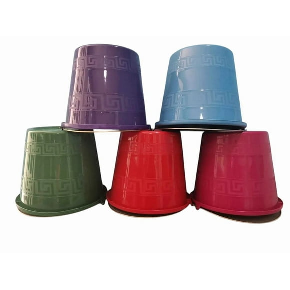 Cubetas de plástico 10 litros Super tienda  5 piezas para limpieza del hogar