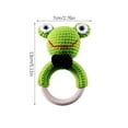 thumbnail image 5 of Agiferg Cartoon Knitting Handmade Crochet Knitting Rattle Ring Suzuki Ring, 5 of 5