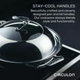 thumbnail image 5 of Circulon Clad Stainless Steel Induction 14 Inch Wok, Silver, 5 of 8
