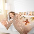 thumbnail image 4 of Manfei Retro Bowknot Bow Bedding Comforter Set, Glitter Sequin Print Twin Comforter Sets, Teens Kids Child Reversible Bedding Set, Breathable Home Decor, 2pcs, 4 of 8
