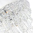 thumbnail image 3 of CWI Lighting Franca Lustre à Abat-Jour Tambour 8 Lumières avec Finition Chrome, 3 of 3
