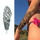 thumbnail image 4 of Tatuajes Coloridos Pegatinas Cuerpo Tatuaje 4 Piezas Letras Brazo, 4 of 9