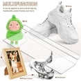thumbnail image 5 of SEWOART Floating Wall Shoe Shelves, Transparent Plastic, Home and Retail Display, Fine Craftsmanship, 8Pcs, 5 of 7