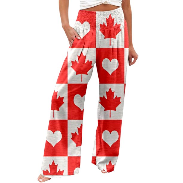 Pantalones informales holgados con estampado floral para mujer: tejido suave y transpirable, versátiles para casa/aire libre, 3 estaciones, fácil cuidado.