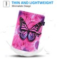 thumbnail image 2 of All-New Fire HD 8&HD 8 Plus Case (10th Generation, 2020 Release), Folio Stand Premium Leather Magnetic Wallet Cover with Smart Auto Wake/Sleep & Pencil Holder, Pink Butterfly, 2 of 6