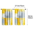 thumbnail image 3 of Decorative Kitchen Window Curtain with 2D Print Design, Water Resistant Light Filtering Half Curtain for Kitchen Decor, Washable Short Window Treatment for Home Kitchen and Dining Area, 3 of 7