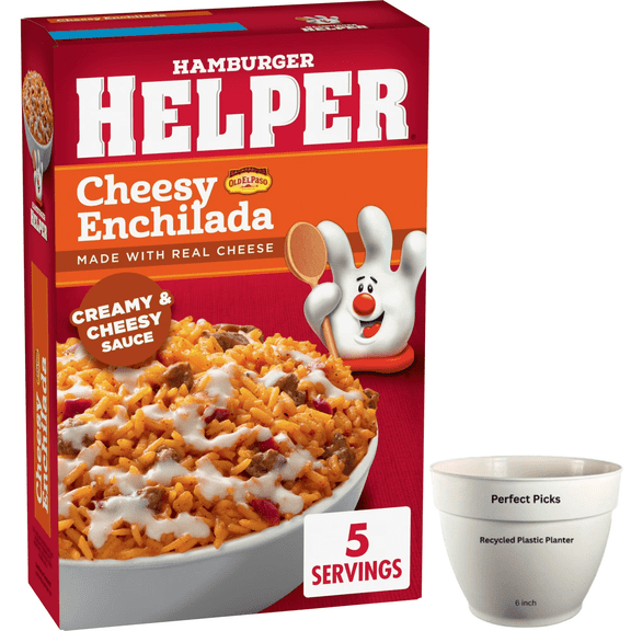 Hamburger Helper Cheesy Enchilada Rice, 7.5 oz Box
