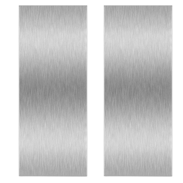 2X Raspador de Pastel de Acero Inoxidable de 10 Pulgadas, Raspador de Borde Grande con Borde de Rayas, Raspador Espátula Peine para Decorar Pasteles, Raspador de Pastel
