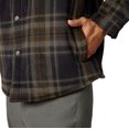 thumbnail image 5 of Free Country Men's Chill Out Fleece Shirt Jacket Olive Plaid S, 5 of 6