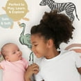 thumbnail image 3 of JumpOff Jo - Large Waterproof Foam Padded Play Mat for Babies, Foldable, Unisex, 70 in. x 59 in. - Safari, 3 of 9