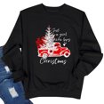 thumbnail image 1 of Jersey de mujer, jersey de mujer con patrón navideño, jersey de Navidad para mujer, diseño fácil de usar, 1 of 6