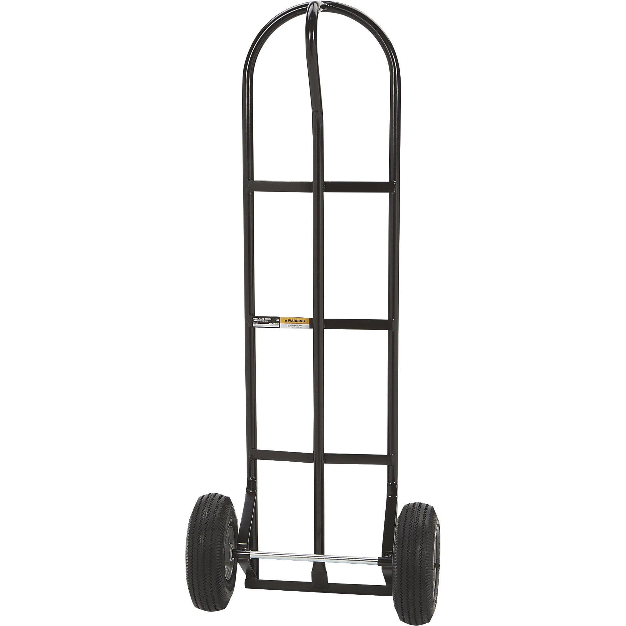 Ironton Steel Pneumatic Hand Truck, 600-Lb. Capacity, 16.93in.L x 21.65in.W x 51.57in.H