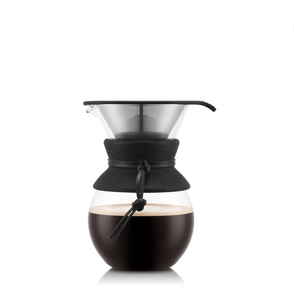 Cafetera Bodum de 1 L de vidrio de borosilicato con filtro reutilizable