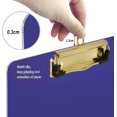 thumbnail image 4 of FMSHPON Blue Indigo Solid Color Clipboard Hardboard Wood Nursing Clip Board and Pull for Standard A4 Letter 13x9 inches, 4 of 8