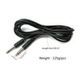 thumbnail image 5 of Necvior 6.35mm to 6.35mm 1/4" Stereo Guitar Cable 10ft Professional Guitar Cable Lead, 5 of 11
